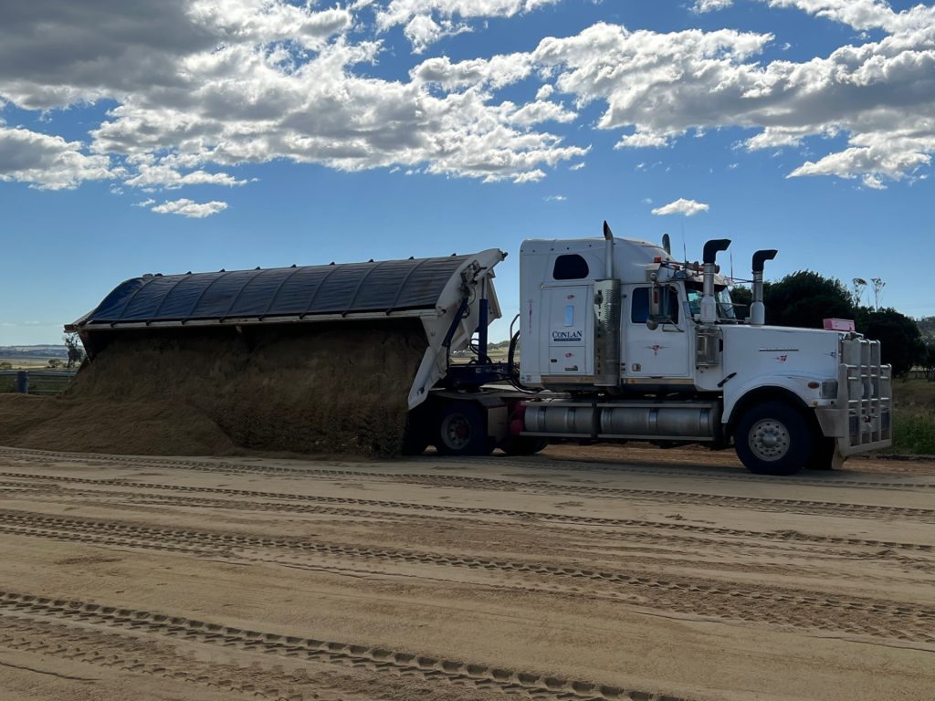 Agriculture haulage by Conlan Contracting