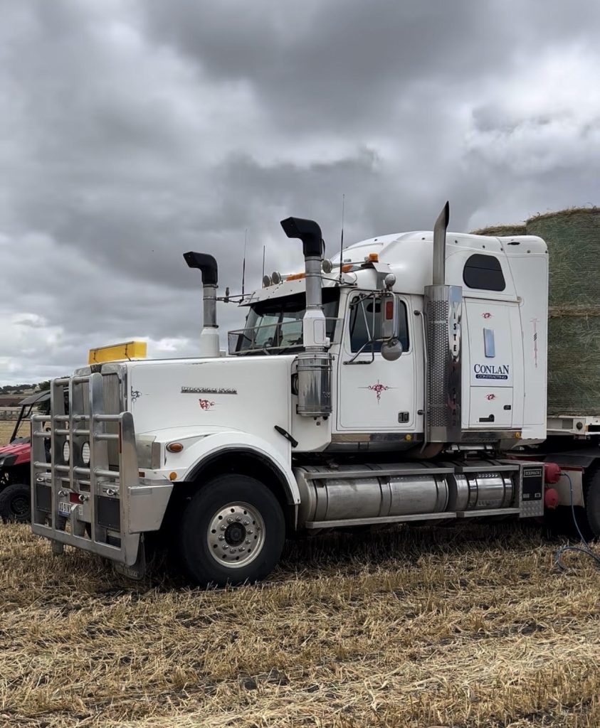 Conlan Contracting white Western Star truck